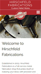 Mobile Screenshot of hirschfeldfab.com